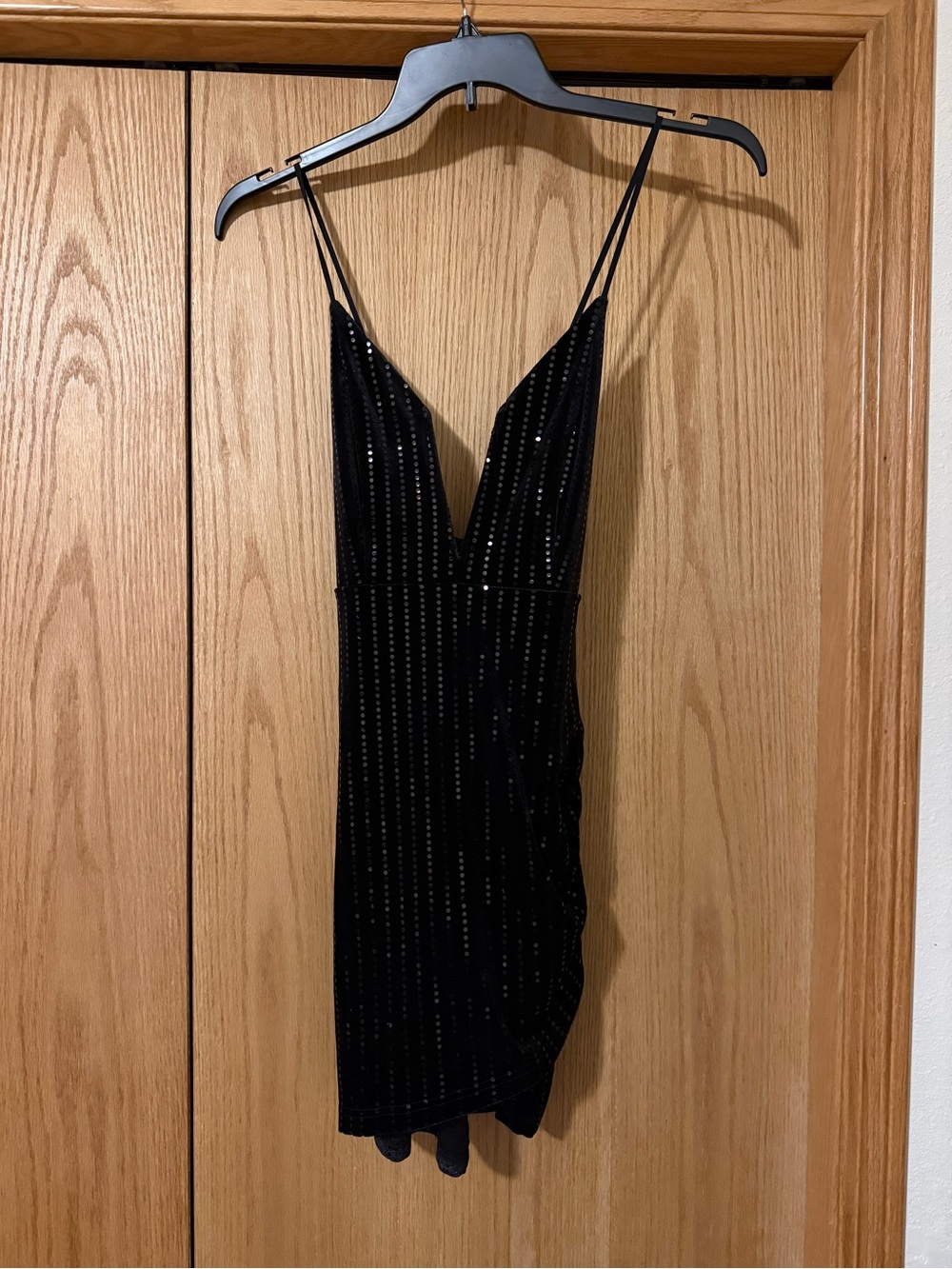 Forever 21 Black Sequin Mini Dress